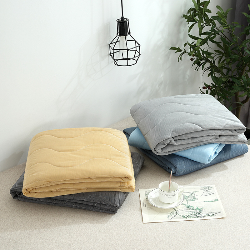家居家纺 凉感夏凉被空调被 夏季冰丝可水洗被芯薄被子