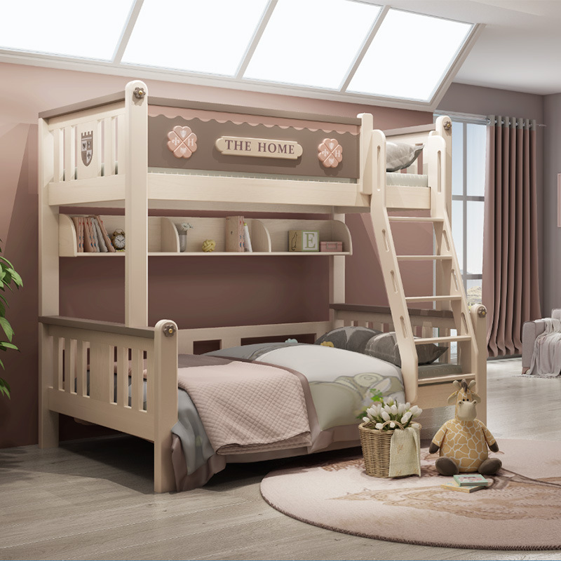 儿童家具 全实木上下床双层床多功能儿童床高低子母床