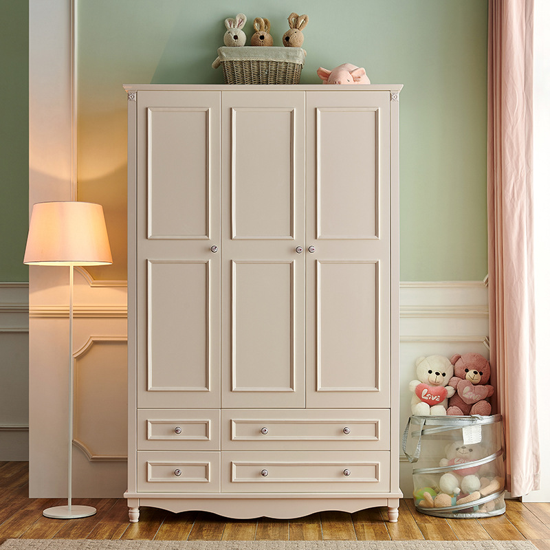 儿童衣柜 实木儿童衣柜 卧室衣橱柜儿童床配套衣柜