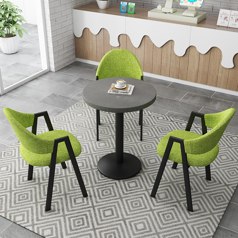 办公家具 接待洽谈桌椅组合办公会客休息区小圆桌