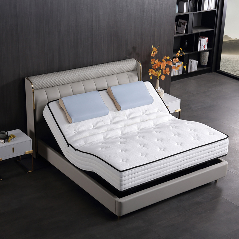 简约家具 电动升降智能床垫凝胶记忆棉独立袋弹簧床垫