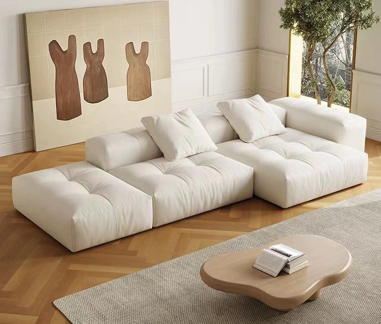 简约而不简单,奶白意式双面沙发 简约而不简单,奶白意式双面沙发