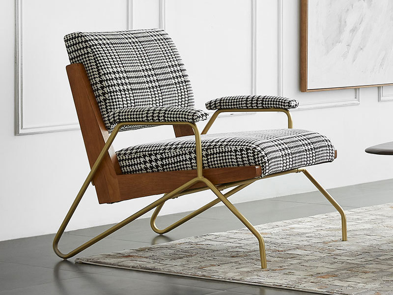 轻奢单人沙发椅 现代简约单人沙发椅 家用阳台复古休闲椅 轻奢单人沙发椅 现代简约单人沙发椅 家用阳台复古休闲椅