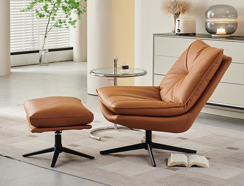 简约休闲沙发椅 旋转真皮舒适单人椅可拆卸老虎椅 简约休闲沙发椅 旋转真皮舒适单人椅可拆卸老虎椅